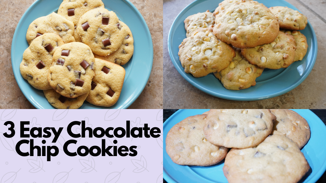 3 Easy Chocolate Chip Cookies Recipe