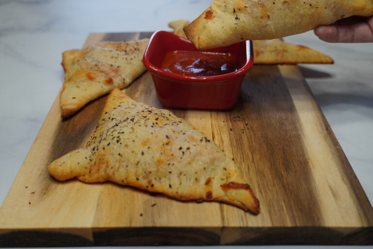 Triangular Calzone Easy Calzones Recipe - A Fairytale Flavor