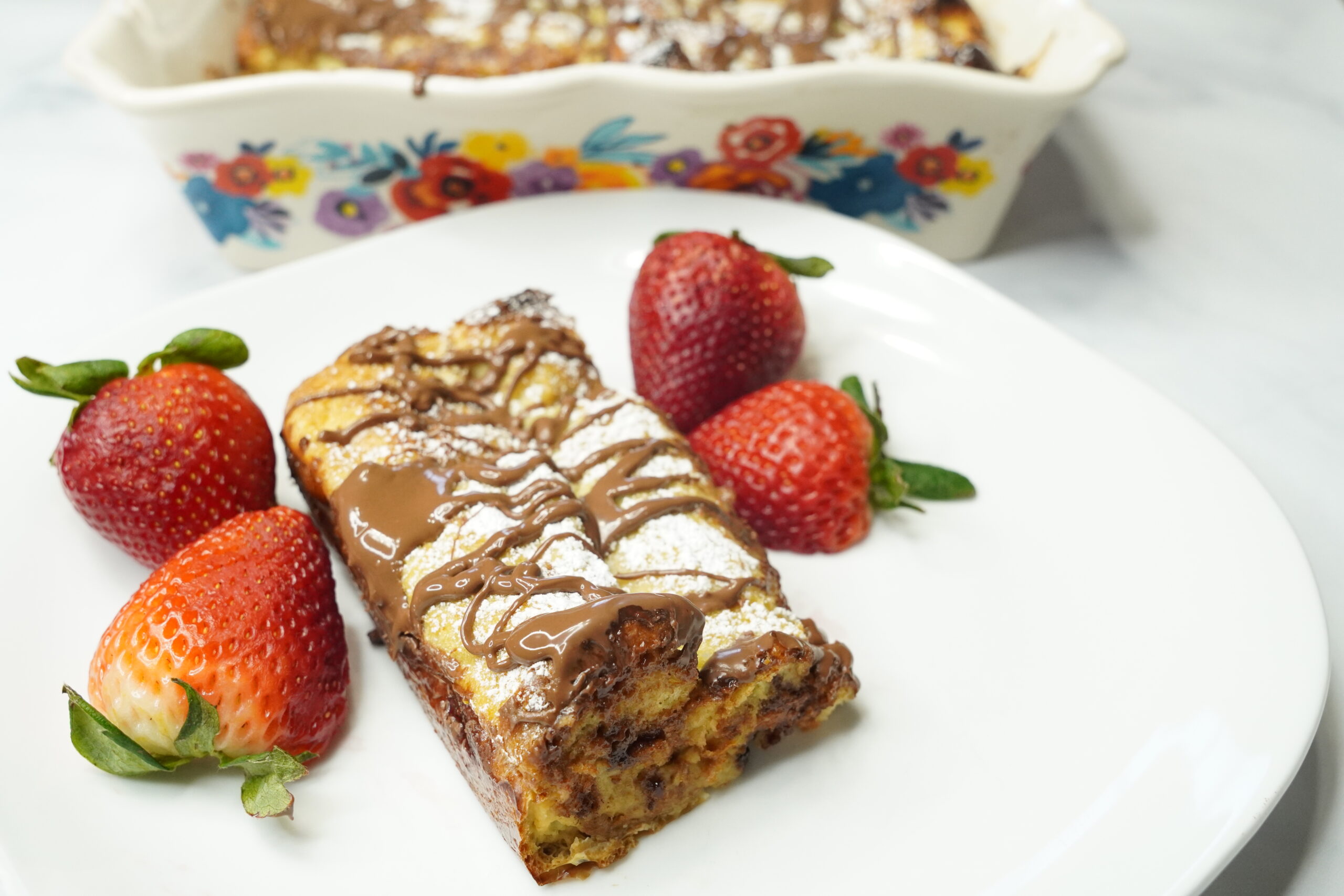 Nutella French Toast Casserole