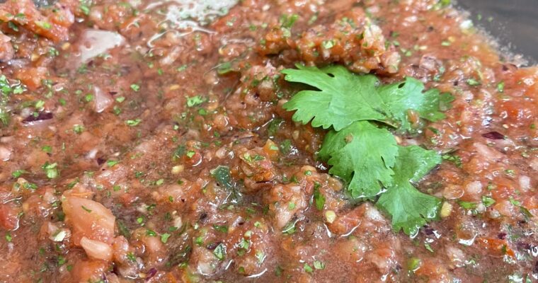 Homemade Salsa Recipe