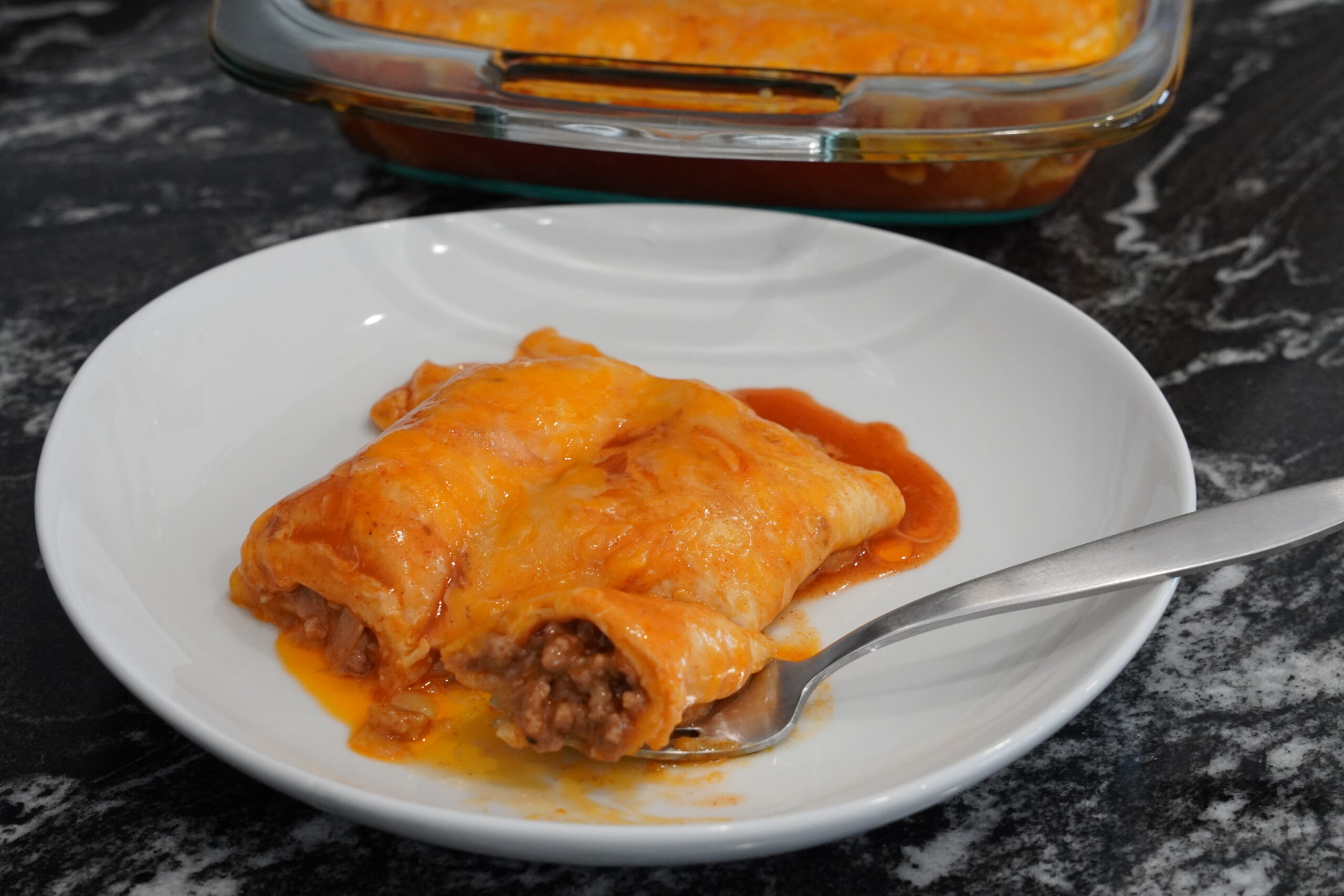Ground Beef Enchiladas