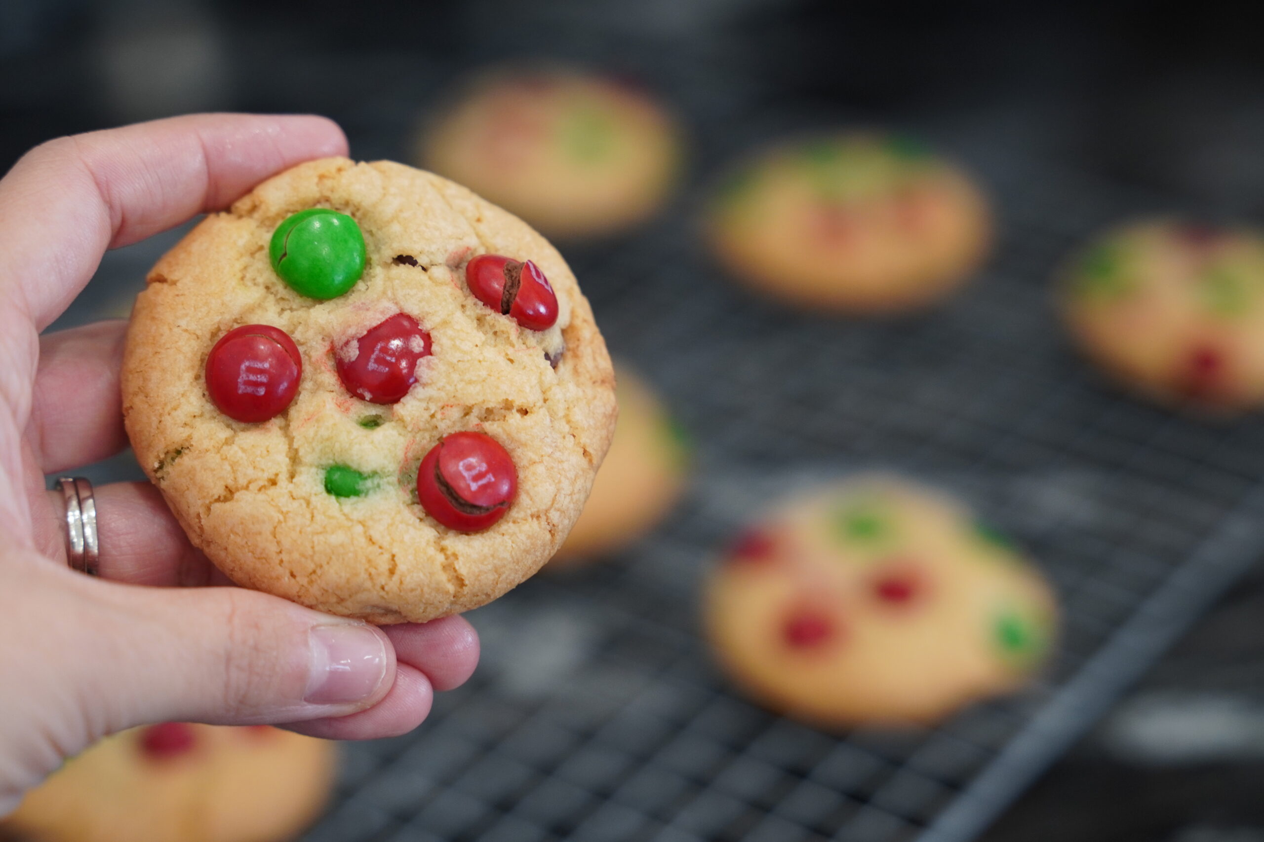 M&M Christmas Cookies
