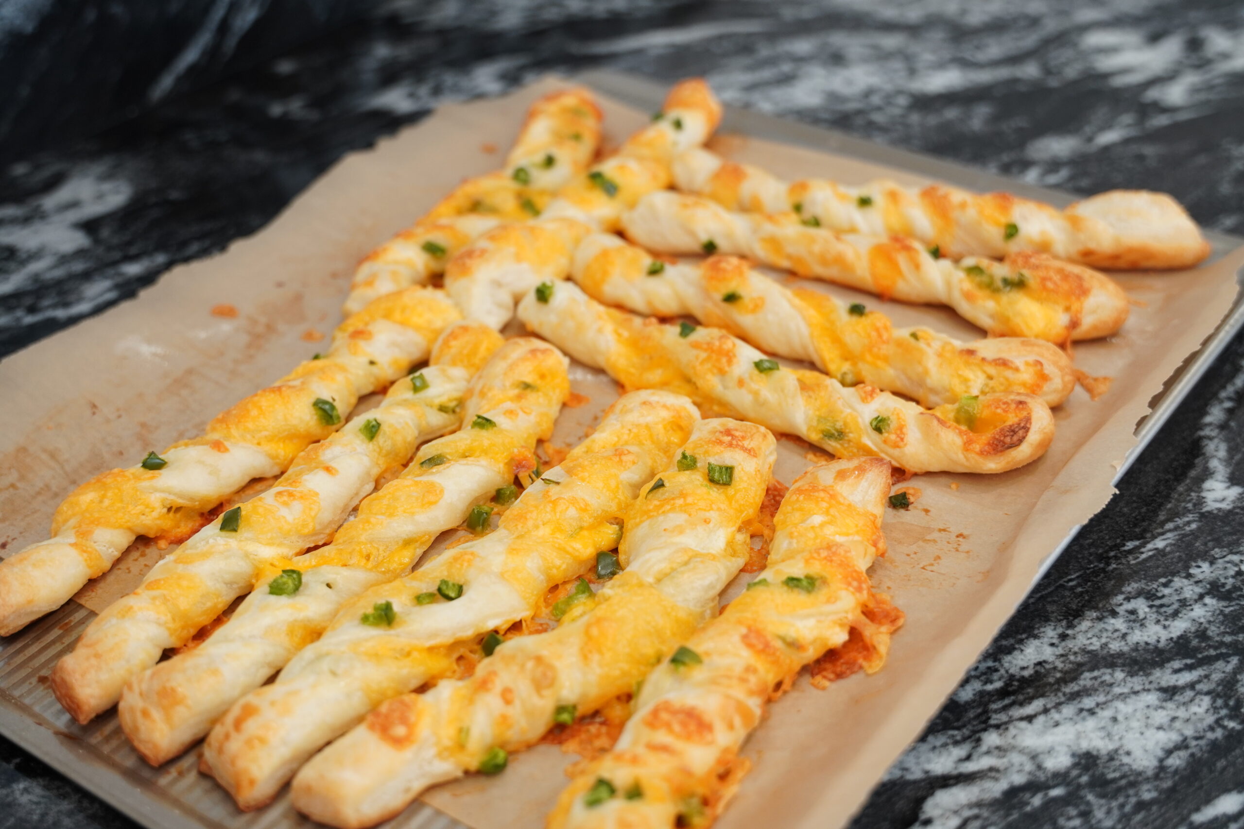 Jalapeño Popper Puff Pastry Twists